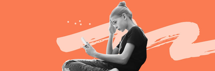 tween girl considering social media safety