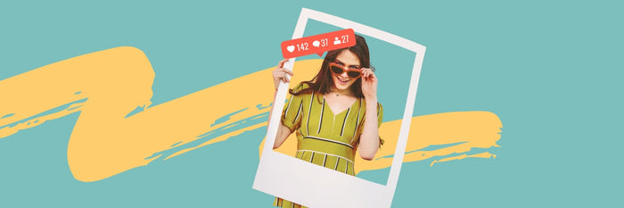 A young girl behind an Instagram reel to ask 